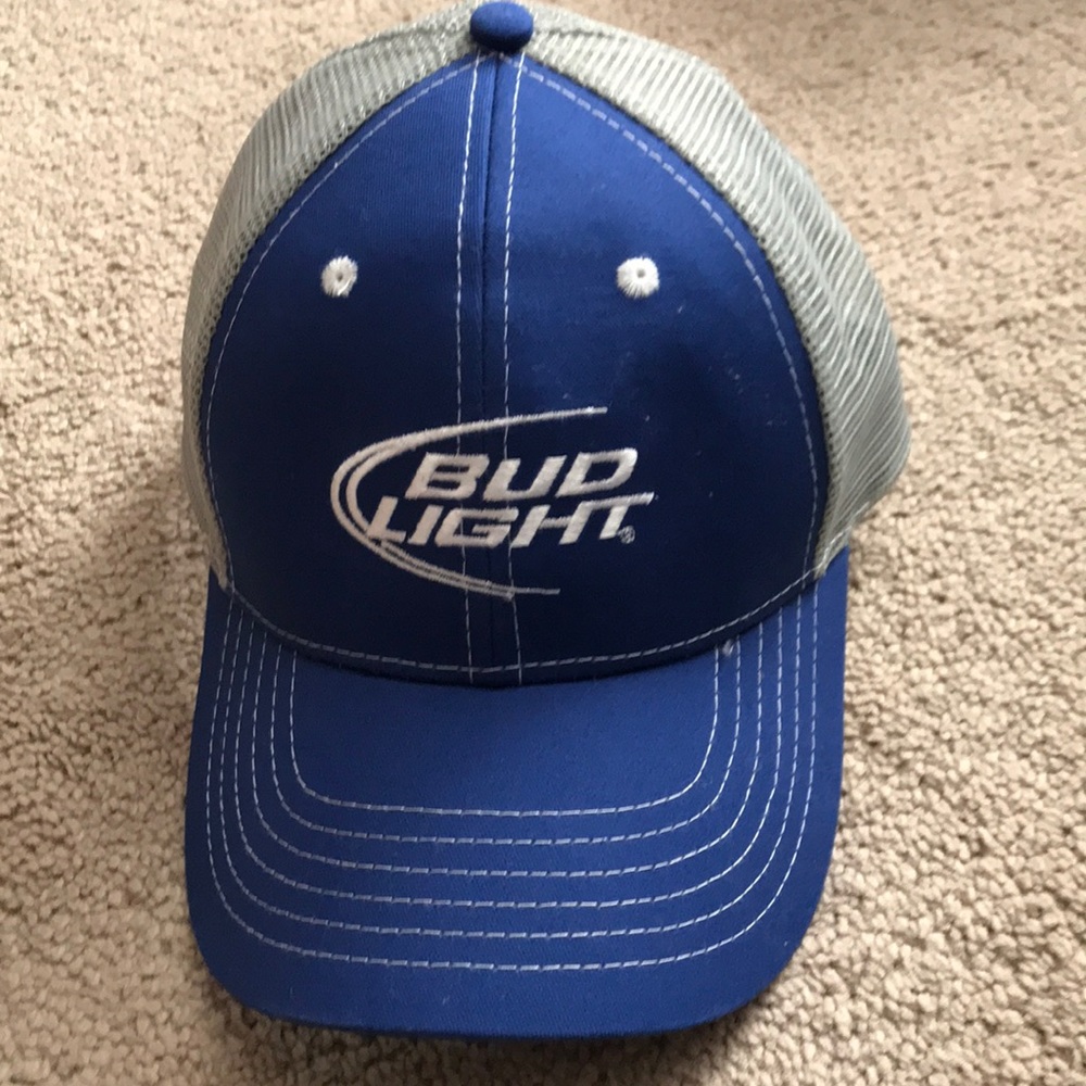 Men’s Bud Light Hat blue and Gray adjustable